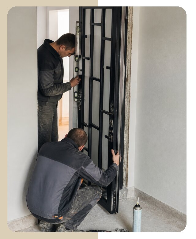 Монтаж решетчатых дверей под ключ для дома и бизнеса в Братске